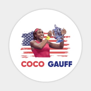 Coco Gauff Champion Magnet